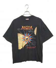 バンドTシャツ（バンドTシャツ）の古着「90s angra(アングラ) バンドTシャツ」｜ブラック