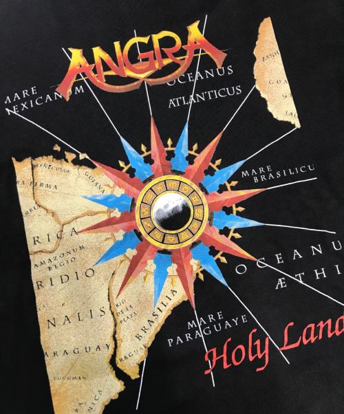 バンドTシャツ（バンドTシャツ）バンドTシャツ (バンドTシャツ) 90s angra(アングラ) バンドTシャツ ブラック サイズ:Lの古着・服飾アイテム