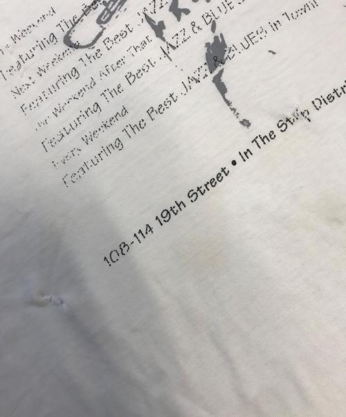 アーティストTシャツ（アーティストTシャツ）アーティストTシャツ (アーティストTシャツ) dizzy gillespie(ディジー・ガレスピー) アーティストTシャツ ホワイト サイズ:XLの古着・服飾アイテム