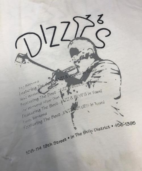 アーティストTシャツ（アーティストTシャツ）アーティストTシャツ (アーティストTシャツ) dizzy gillespie(ディジー・ガレスピー) アーティストTシャツ ホワイト サイズ:XLの古着・服飾アイテム