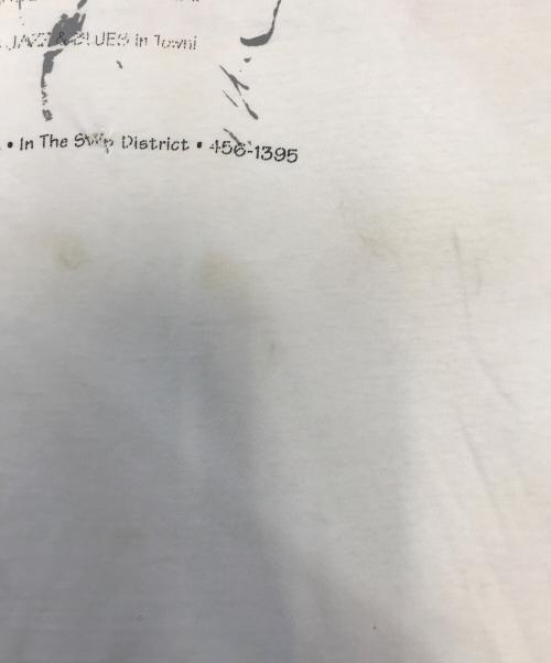 アーティストTシャツ（アーティストTシャツ）アーティストTシャツ (アーティストTシャツ) dizzy gillespie(ディジー・ガレスピー) アーティストTシャツ ホワイト サイズ:XLの古着・服飾アイテム