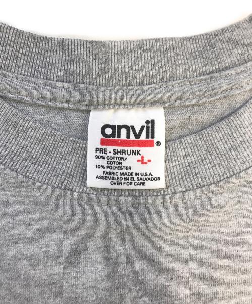 anvil（アンヴィル）anvil (アンヴィル) プリントTシャツ グレー サイズ:Lの古着・服飾アイテム