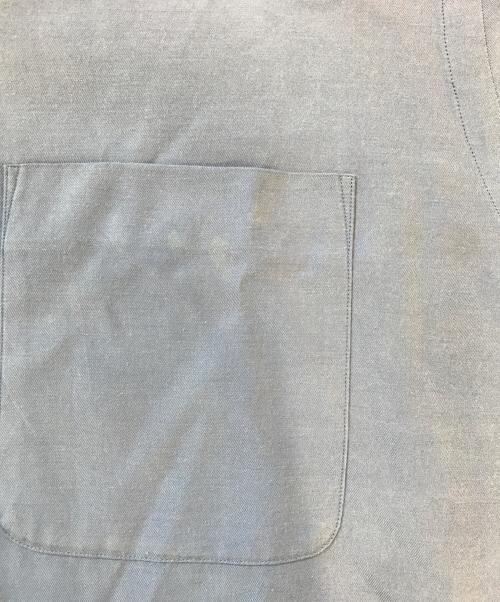 POLO RALPH LAUREN（ポロ・ラルフローレン）POLO RALPH LAUREN (ポロ・ラルフローレン) シルク混半袖オープンカラーシャツ ブルー サイズ:Lの古着・服飾アイテム