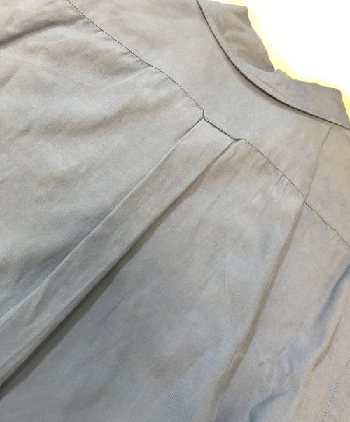 POLO RALPH LAUREN（ポロ・ラルフローレン）POLO RALPH LAUREN (ポロ・ラルフローレン) シルク混半袖オープンカラーシャツ ブルー サイズ:Lの古着・服飾アイテム