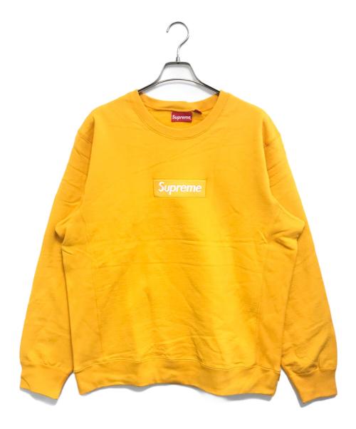 SUPREME（シュプリーム）SUPREME (シュプリーム) Box Logo Crewneck マスタード サイズ:Largeの古着・服飾アイテム