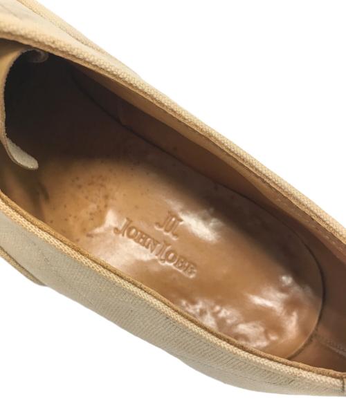 JOHN LOBB（ジョンロブ）JOHN LOBB (ジョンロブ) キャンバスシューズ ベージュ サイズ:7 1/2の古着・服飾アイテム