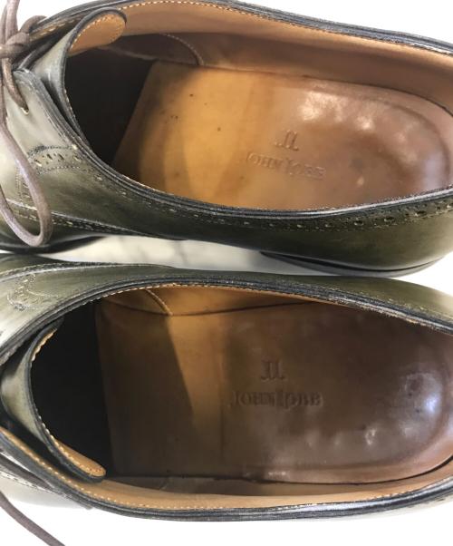 JOHN LOBB（ジョンロブ）JOHN LOBB (ジョンロブ) メダリオンシューズ グリーン サイズ:7 1/2の古着・服飾アイテム