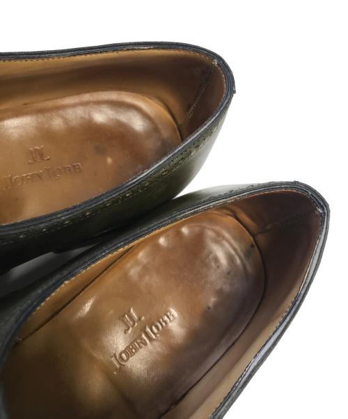 JOHN LOBB（ジョンロブ）JOHN LOBB (ジョンロブ) メダリオンシューズ グリーン サイズ:7 1/2の古着・服飾アイテム