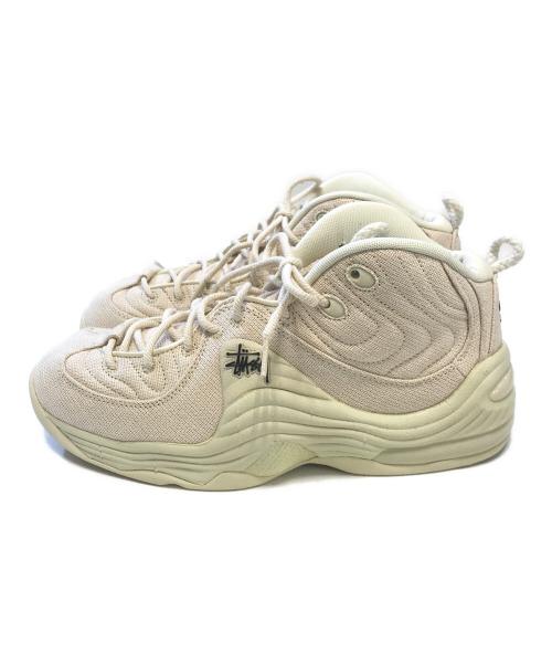 NIKE（ナイキ）NIKE (ナイキ) stussy (ステューシー) Air Penny 2 Fossil アイボリー サイズ:US10/UK9/EUR44/cm28/BR42/CN280(2.5)の古着・服飾アイテム