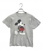 キャラクターTシャツキャラクターTシャツ）の古着「Disney(ディズニー) キャラクターTシャツ」｜グレー