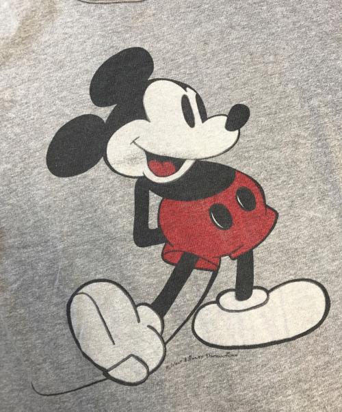 キャラクターTシャツ（キャラクターTシャツ）キャラクターTシャツ (キャラクターTシャツ) Disney(ディズニー) キャラクターTシャツ グレー サイズ:表記なしの古着・服飾アイテム