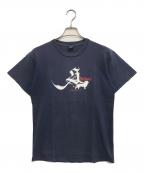 stussyステューシー）の古着「プリントTシャツ」｜ネイビー
