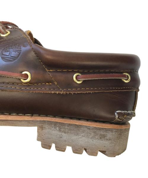 Timberland（ティンバーランド）Timberland (ティンバーランド) Authentics 3 Eye Classic Lug ブラウン サイズ:US9.5W/UK9/EU43.5/JP27.5/MX27.5/CN275(2.5)の古着・服飾アイテム