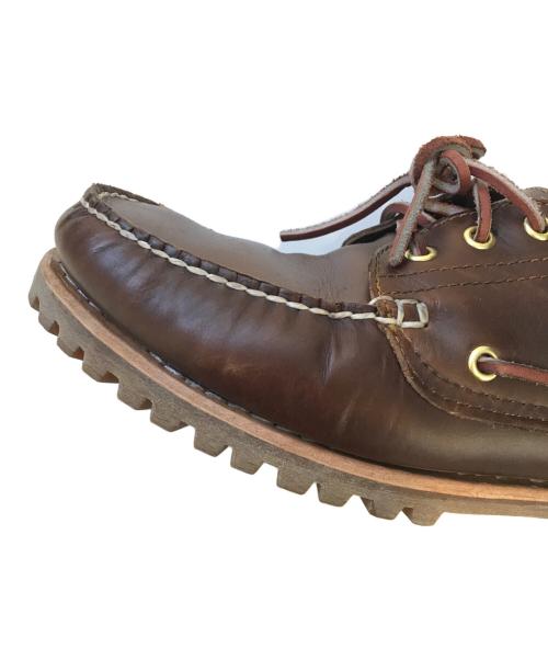 Timberland（ティンバーランド）Timberland (ティンバーランド) Authentics 3 Eye Classic Lug ブラウン サイズ:US9.5W/UK9/EU43.5/JP27.5/MX27.5/CN275(2.5)の古着・服飾アイテム