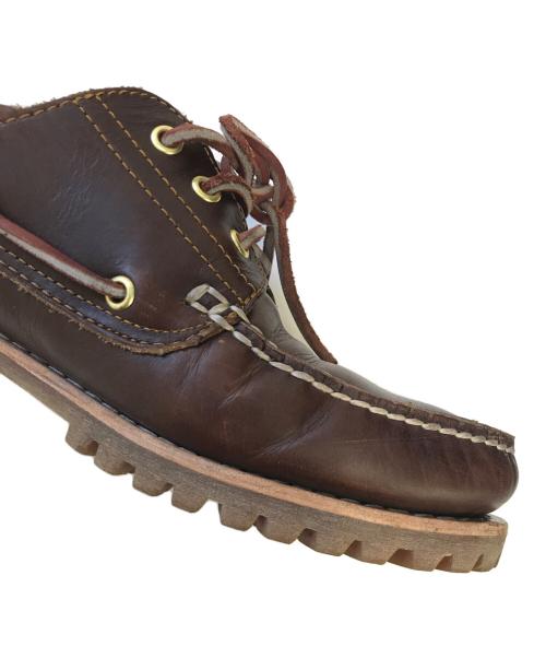 Timberland（ティンバーランド）Timberland (ティンバーランド) Authentics 3 Eye Classic Lug ブラウン サイズ:US9.5W/UK9/EU43.5/JP27.5/MX27.5/CN275(2.5)の古着・服飾アイテム