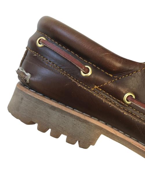 Timberland（ティンバーランド）Timberland (ティンバーランド) Authentics 3 Eye Classic Lug ブラウン サイズ:US9.5W/UK9/EU43.5/JP27.5/MX27.5/CN275(2.5)の古着・服飾アイテム
