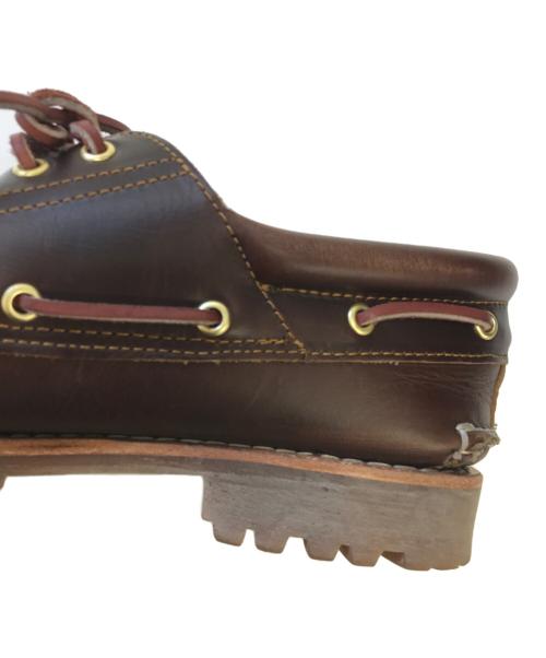 Timberland（ティンバーランド）Timberland (ティンバーランド) Authentics 3 Eye Classic Lug ブラウン サイズ:US9.5W/UK9/EU43.5/JP27.5/MX27.5/CN275(2.5)の古着・服飾アイテム