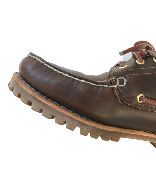 Timberland（ティンバーランド）Timberland (ティンバーランド) Authentics 3 Eye Classic Lug ブラウン サイズ:US9.5W/UK9/EU43.5/JP27.5/MX27.5/CN275(2.5)の古着・服飾アイテム
