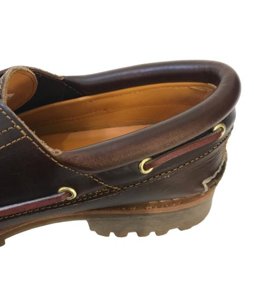 Timberland（ティンバーランド）Timberland (ティンバーランド) Authentics 3 Eye Classic Lug ブラウン サイズ:US9.5W/UK9/EU43.5/JP27.5/MX27.5/CN275(2.5)の古着・服飾アイテム