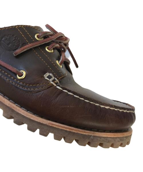 Timberland（ティンバーランド）Timberland (ティンバーランド) Authentics 3 Eye Classic Lug ブラウン サイズ:US9.5W/UK9/EU43.5/JP27.5/MX27.5/CN275(2.5)の古着・服飾アイテム