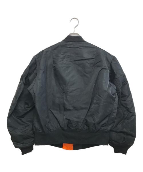 ALPHA（アルファ）ALPHA (アルファ) MA-1ジャケット ブラック サイズ:Lの古着・服飾アイテム