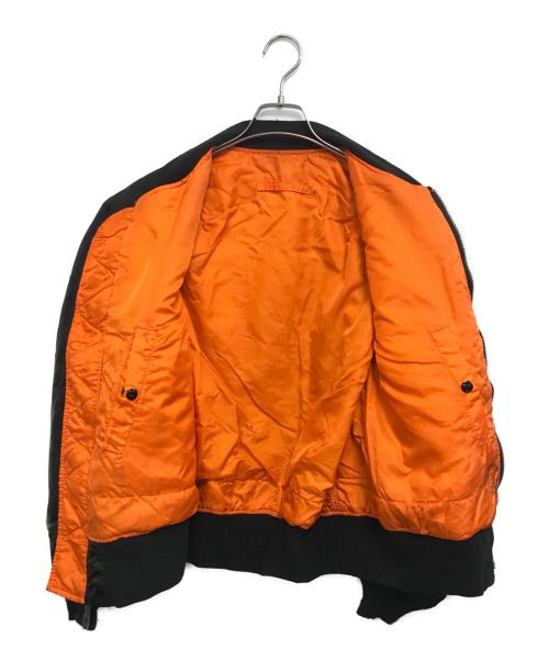 ALPHA（アルファ）ALPHA (アルファ) MA-1ジャケット ブラック サイズ:Lの古着・服飾アイテム