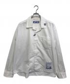 MIHARA YASUHIROミハラヤスヒロ）の古着「Oxford Long-sleeve Shirt Maison」｜ホワイト