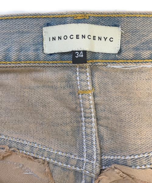 INNOCENCENYC（イノセンスニューヨーク）INNOCENCENYC (イノセンスニューヨーク) デストロイデニムパンツ インディゴ サイズ:34の古着・服飾アイテム