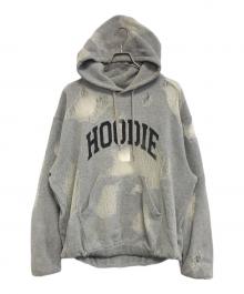 doublet（ダブレット）の古着「RIPPED OFF KNIT HOODIE」｜グレー