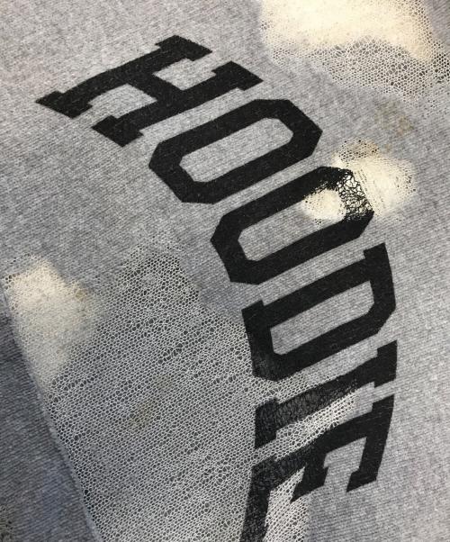 doublet（ダブレット）doublet (ダブレット) RIPPED OFF KNIT HOODIE グレー サイズ:Sの古着・服飾アイテム
