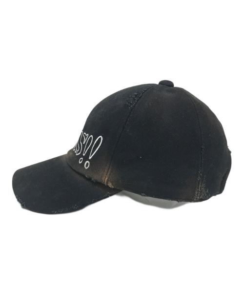 KAMIYA（カミヤ）KAMIYA (カミヤ) CA4LA (カシラ) OOPS DISTRESSED CAP ブラック サイズ:表記なしの古着・服飾アイテム
