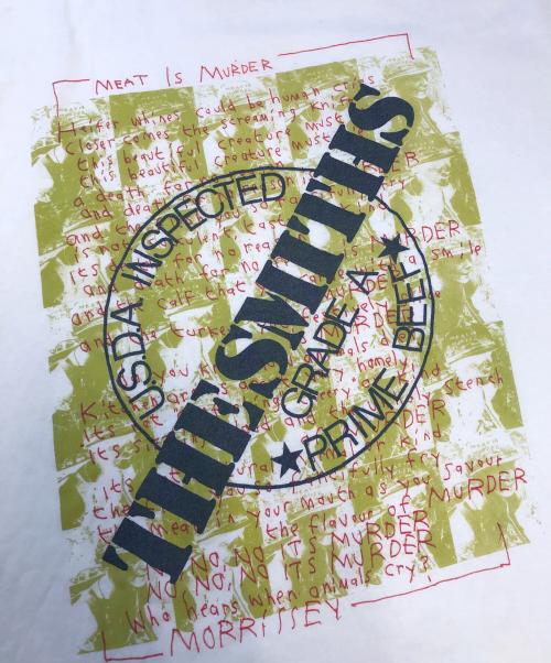 バンドTシャツ（バンドTシャツ）バンドTシャツ (バンドTシャツ) 80s THE SMITTHS(ザ・スミス) バンドTシャツ ホワイト サイズ:Lの古着・服飾アイテム