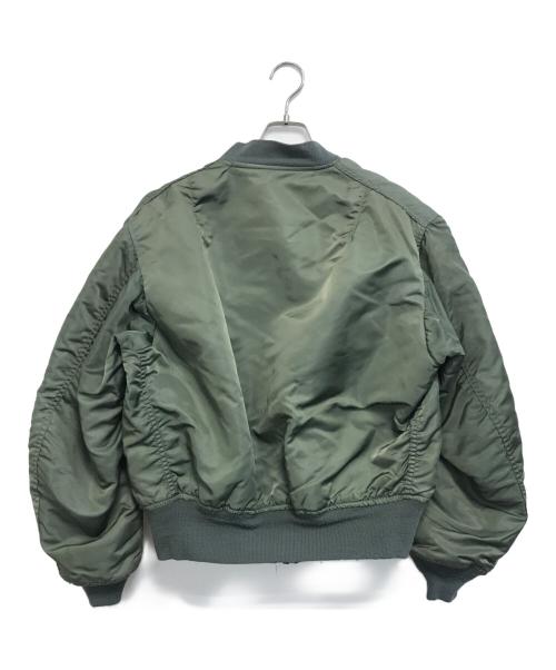 ALPHA（アルファ）ALPHA (アルファ) MA-1ジャケット オリーブ サイズ:Ｌの古着・服飾アイテム