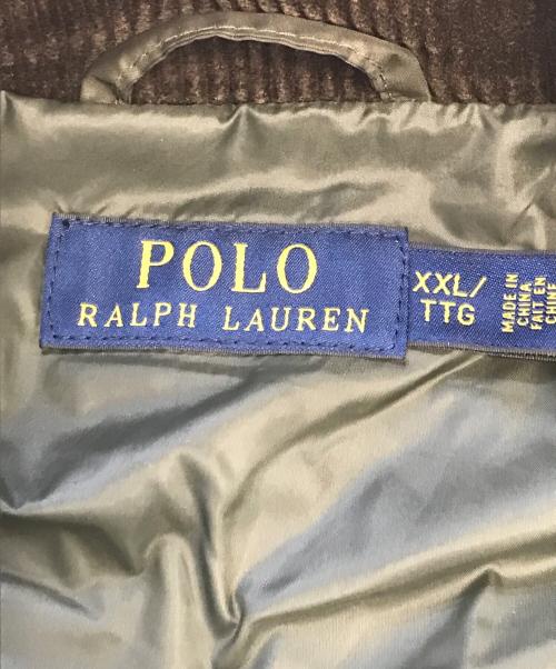 POLO RALPH LAUREN（ポロ・ラルフローレン）POLO RALPH LAUREN (ポロ・ラルフローレン) ダウンベスト オリーブ サイズ:ＸＸＬの古着・服飾アイテム