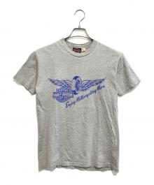 HARLEY-DAVIDSON（ハーレーダビッドソン）の古着「90-00s HARLEY-DAVIDSON(ハーレーダビッドソン) モーターTシャツ」｜グレー