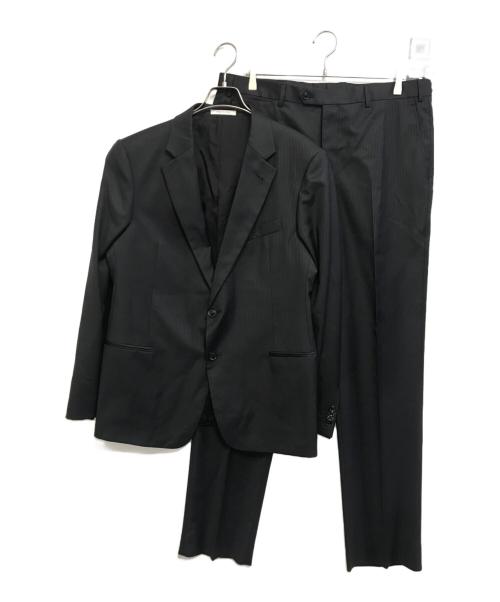 ARMANI COLLEZIONI（アルマーニ コレツィオーニ）ARMANI COLLEZIONI (アルマーニ コレツィオーニ) T LINE SET UP SUIT ブラック サイズ:54の古着・服飾アイテム