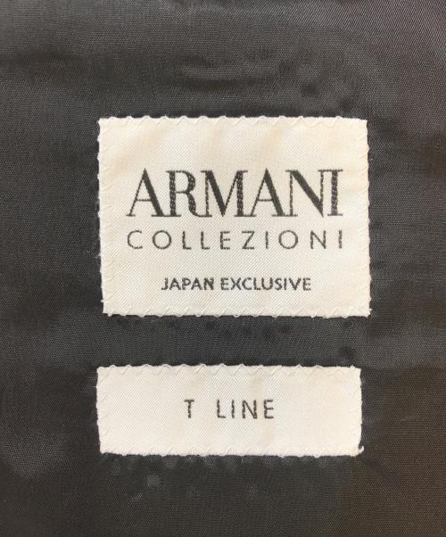 ARMANI COLLEZIONI（アルマーニ コレツィオーニ）ARMANI COLLEZIONI (アルマーニ コレツィオーニ) T LINE SET UP SUIT ブラック サイズ:54の古着・服飾アイテム