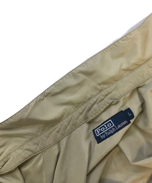 POLO RALPH LAUREN（ポロ・ラルフローレン）POLO RALPH LAUREN (ポロ・ラルフローレン) ナイロンスイングトップ カーキ サイズ:Lの古着・服飾アイテム