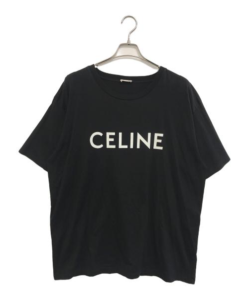 CELINE（セリーヌ）CELINE (セリーヌ) ルーズTシャツ ブラック サイズ:XXLの古着・服飾アイテム