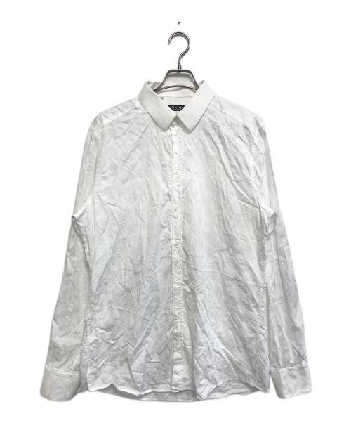 DOLCE & GABBANA（ドルチェ＆ガッバーナ）DOLCE & GABBANA (ドルチェ＆ガッバーナ) 総柄シャツ ホワイト サイズ:17/43の古着・服飾アイテム
