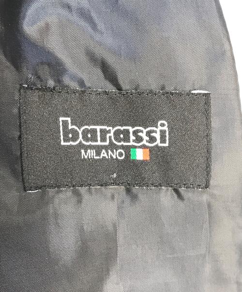 Barassi（バラシ）Barassi (バラシ) 型押しレザーコート アイボリー サイズ:2Lの古着・服飾アイテム