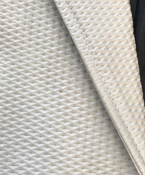 Barassi（バラシ）Barassi (バラシ) 型押しレザーコート アイボリー サイズ:2Lの古着・服飾アイテム