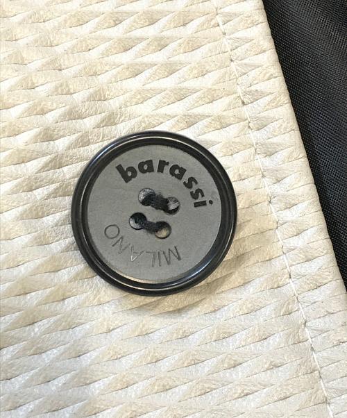 Barassi（バラシ）Barassi (バラシ) 型押しレザーコート アイボリー サイズ:2Lの古着・服飾アイテム