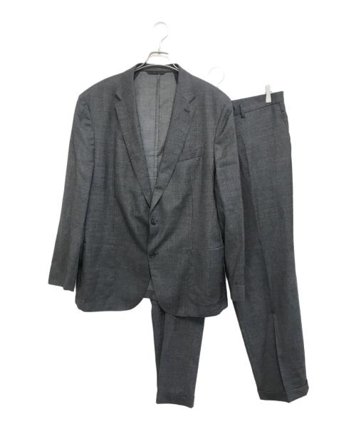 HUGO BOSS（ヒューゴ ボス）HUGO BOSS (ヒューゴ ボス) セットアップスーツ ブラック サイズ:48Rの古着・服飾アイテム