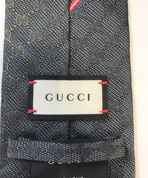 GUCCI（グッチ）GUCCI (グッチ) GGネクタイ ブラック サイズ:表記なしの古着・服飾アイテム