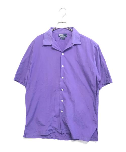 POLO RALPH LAUREN（ポロ・ラルフローレン）POLO RALPH LAUREN (ポロ・ラルフローレン) オープンカラーシャツ パープル サイズ:Mの古着・服飾アイテム