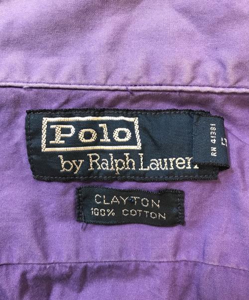 POLO RALPH LAUREN（ポロ・ラルフローレン）POLO RALPH LAUREN (ポロ・ラルフローレン) オープンカラーシャツ パープル サイズ:Mの古着・服飾アイテム