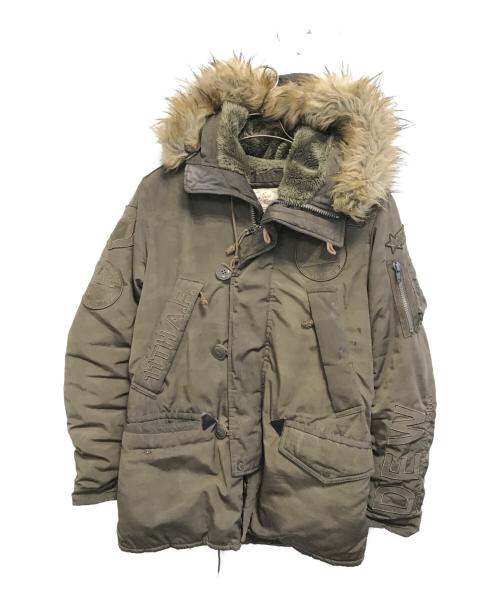 AVIREX（アヴィレックス）AVIREX (アヴィレックス) N-3Bタイプコート カーキ サイズ:Mの古着・服飾アイテム