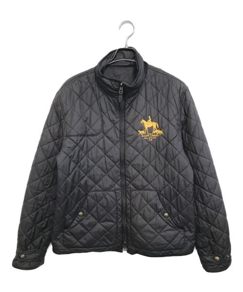POLO RALPH LAUREN（ポロ・ラルフローレン）POLO RALPH LAUREN (ポロ・ラルフローレン) リバーシブルキルティングジャケット ブラック サイズ:Lの古着・服飾アイテム