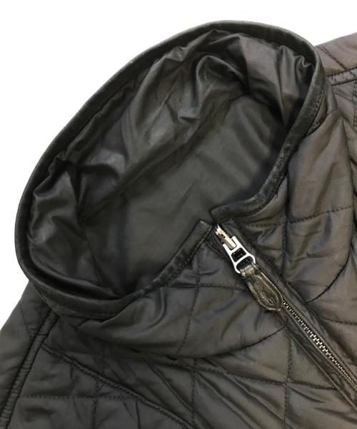 POLO RALPH LAUREN（ポロ・ラルフローレン）POLO RALPH LAUREN (ポロ・ラルフローレン) リバーシブルキルティングジャケット ブラック サイズ:Lの古着・服飾アイテム